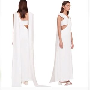 Staud The Titanium White Maxi Dress